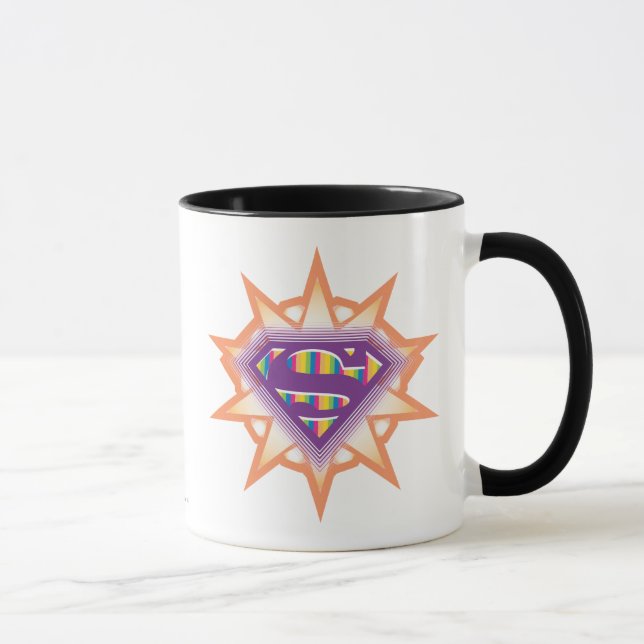 Supergirl Orange Starburst Mug (Right)