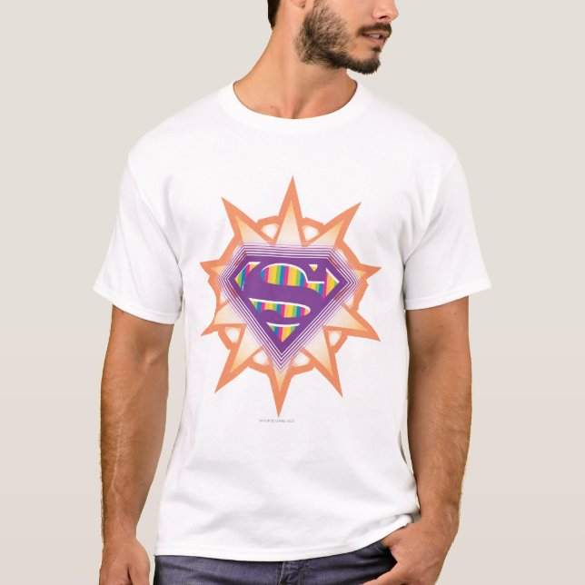 Supergirl Orange Starburst T-Shirt (Front)