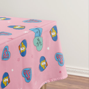 Supergirl Out of This World Retro Graphic Tablecloth