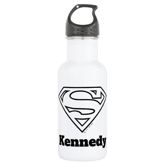 Supergirl Outline S-Shield 532 Ml Water Bottle (Front)