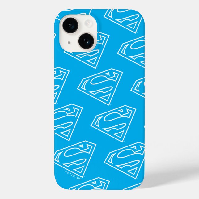 Supergirl Outline S-Shield Case-Mate iPhone Case (Back)