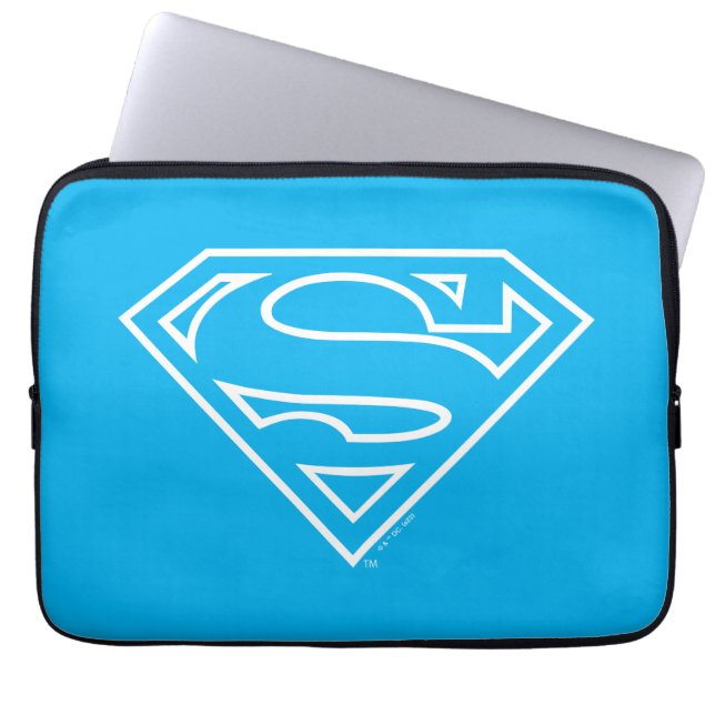 Supergirl Outline S-Shield Laptop Sleeve (Front)