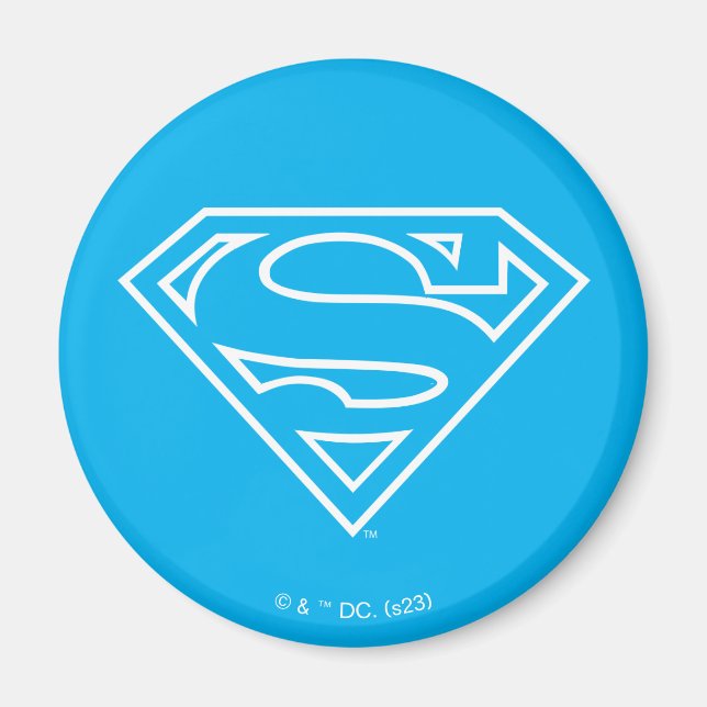 Supergirl Outline S-Shield Magnet (Front)