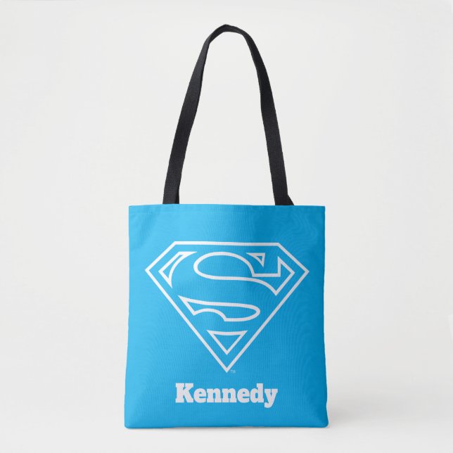 Supergirl Outline S-Shield Tote Bag (Front)