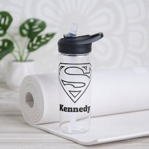 Supergirl Outline S-Shield Water Bottle