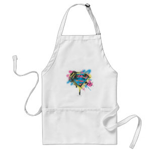 Supergirl Paint and Spills Standard Apron