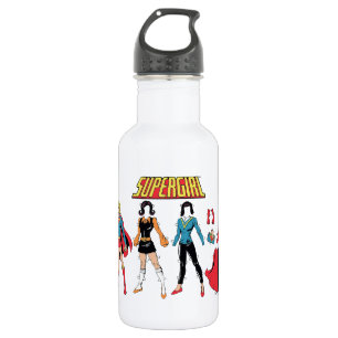 Supergirl Paper Doll Graphic 532 Ml Water Bottle