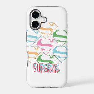 Supergirl Pastel Logo Collage