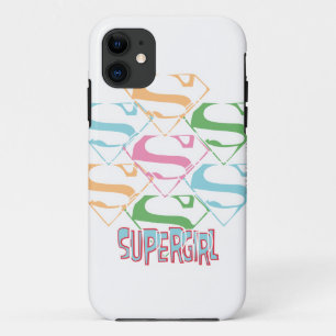 Supergirl Pastel Logo Collage iPhone 11 Case