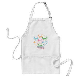Supergirl Pastel Logo Collage Standard Apron