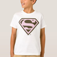 Supergirl Pink and Brown Logo