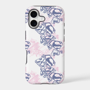 Supergirl Pink and Purple Pattern 2