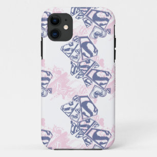Supergirl Pink and Purple Pattern 2 iPhone 11 Case