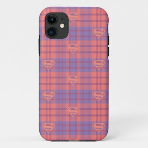 Supergirl Pink and Purple Pattern iPhone 11 Case