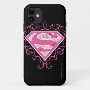 Supergirl Pink Colourful Logo iPhone 11 Case