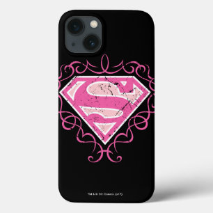 Supergirl Pink Colourful Logo iPhone 13 Case