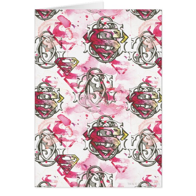 Supergirl Pink Ink Pattern (Front)