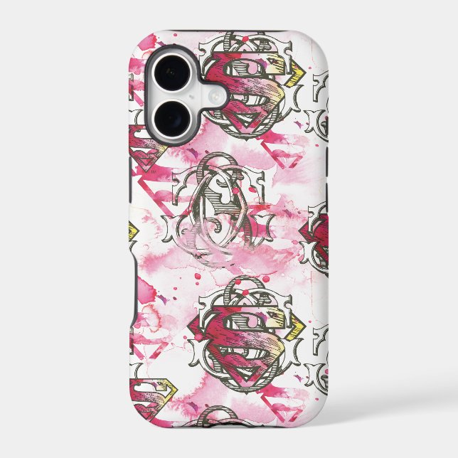 Supergirl Pink Ink Pattern (Back)