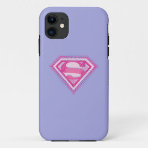 Supergirl Pink Logo iPhone 11 Case