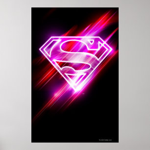 Supergirl Pink Poster
