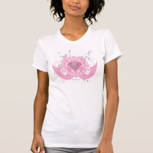 Supergirl Pink Winged Design T-Shirt