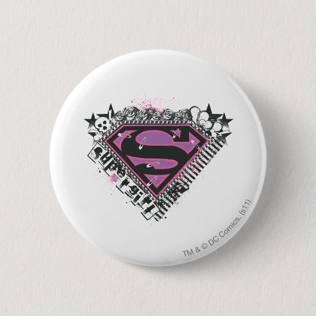 Supergirl Pins Logo (Front)
