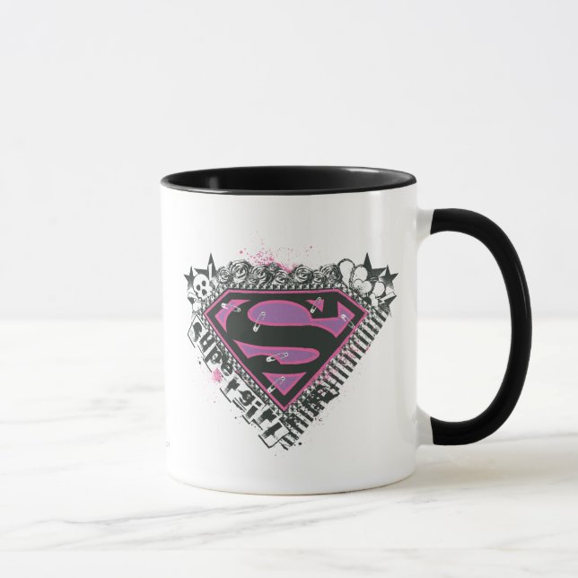 Supergirl Pins Logo Mug (Right)