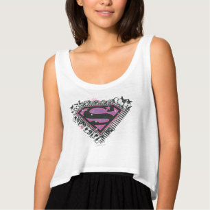 Supergirl Pins Logo T-Shirt