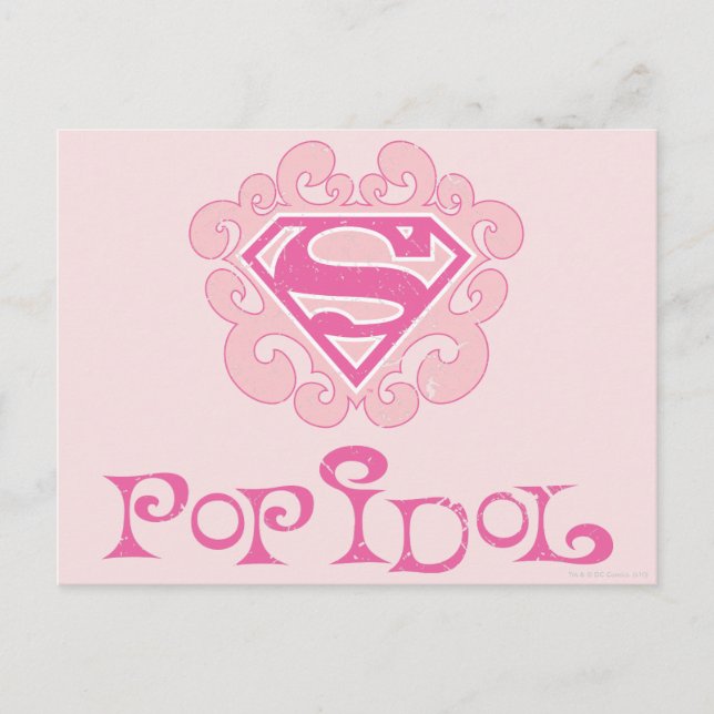 Supergirl Pop Idol Postcard (Front)
