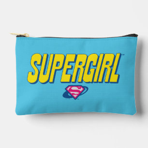 Supergirl Pop Logo Accessory Pouch