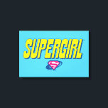 Supergirl Pop Logo Canvas Print<br><div class="desc">Check out this Supergirl super pop name logo!</div>