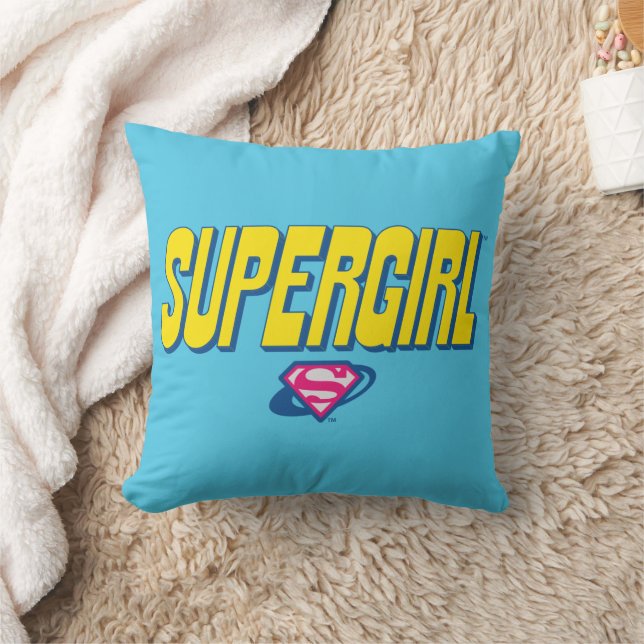 Supergirl Pop Logo Cushion (Blanket)