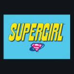 Supergirl Pop Logo Poster<br><div class="desc">Check out this Supergirl super pop name logo!</div>