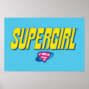 Supergirl Pop Logo Poster
