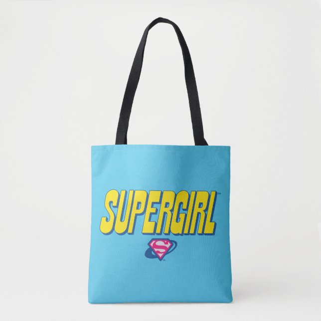Supergirl Pop Logo Tote Bag (Front)
