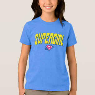 Supergirl Pop Logo Tri-Blend Shirt