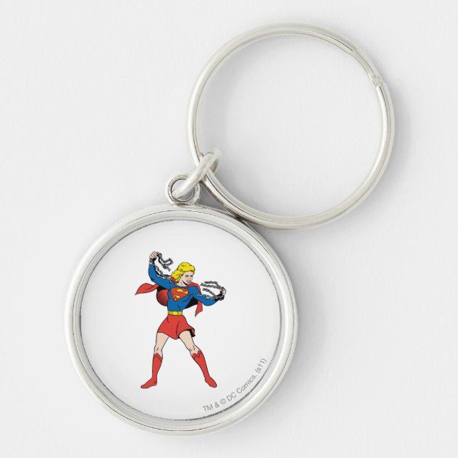 Supergirl Pose 10 Key Ring (Front)