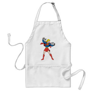 Supergirl Pose 10 Standard Apron
