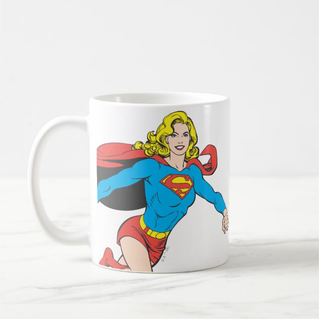 Supergirl Pose 1 Coffee Mug (Left)