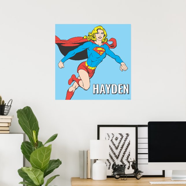 Supergirl Pose 1 Poster (Home Office)