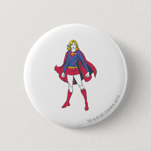 Supergirl Pose 2 6 Cm Round Badge