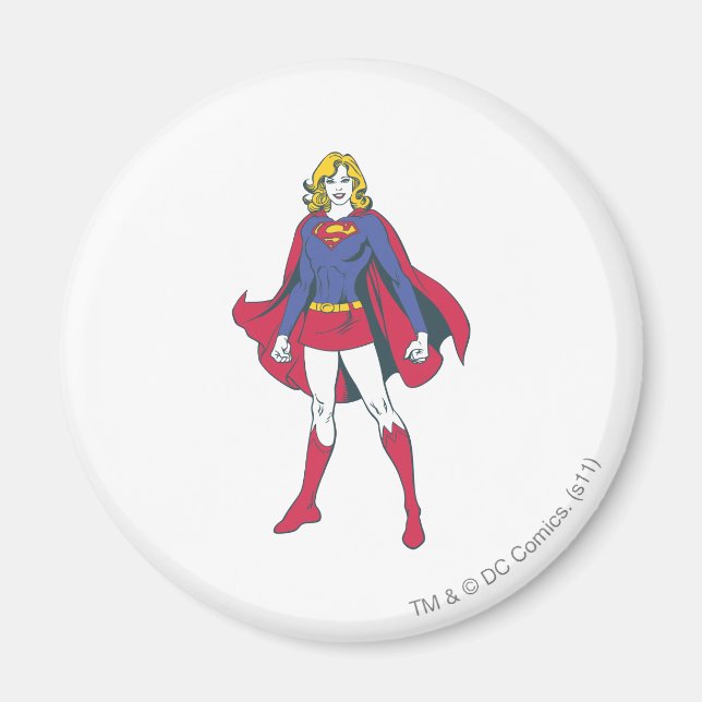 Supergirl Pose 2 Magnet (Front)