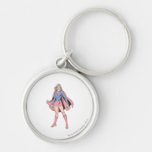 Supergirl Pose 3 Key Ring