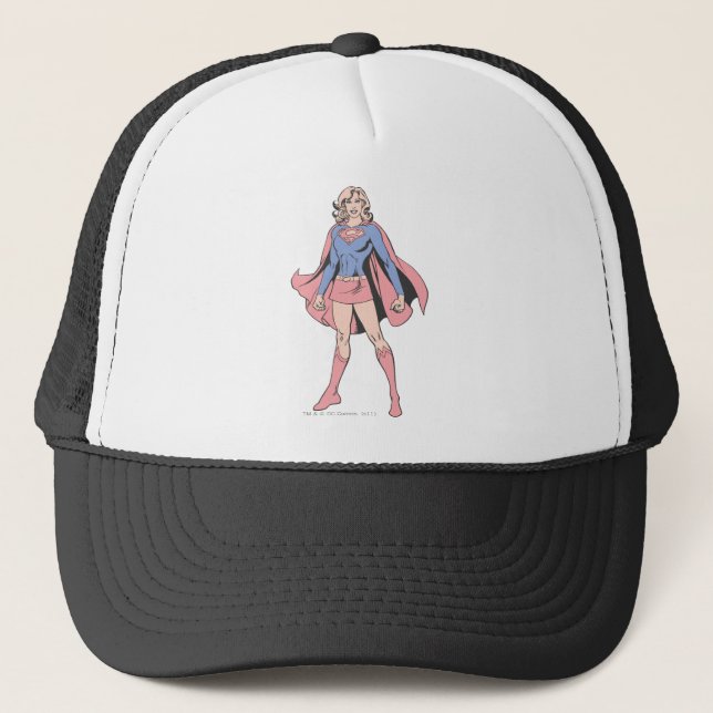 Supergirl Pose 3 Trucker Hat (Front)