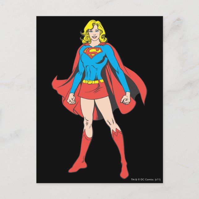 Supergirl Pose 5 Postcard (Front)