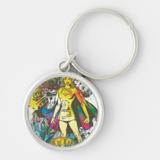 Supergirl Pose The Lux Key Ring (Front)