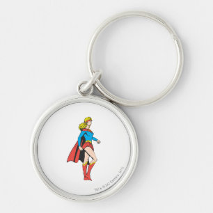 Supergirl Profile Key Ring