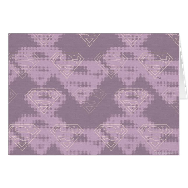 Supergirl Purple Halftone Logo (Front Horizontal)
