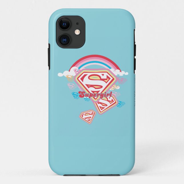 Supergirl Rainbow 2 Case-Mate iPhone Case (Back)