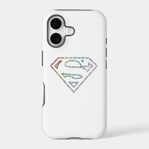 Supergirl Rainbow Outline Logo